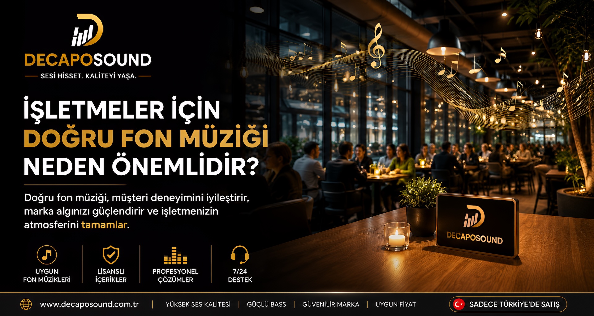 İşletmeler için fon müziği neden önemlidir