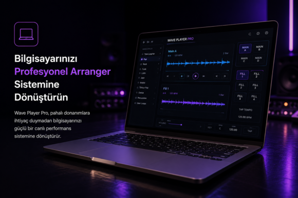 Wave Player Pro | Profesyonel Yazılım Arranger ve USB Foot Controller