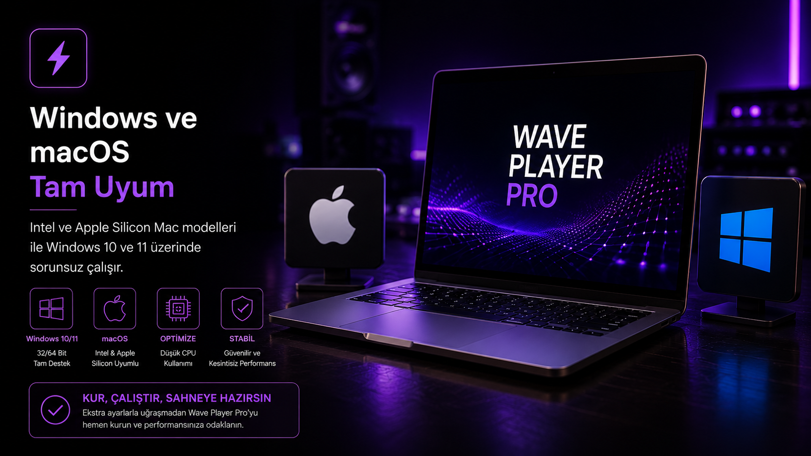 Wave Player Pro Software Arranger - Bilgisayarınızı profesyonel arranger sistemine dönüştüren canlı performans yazılımı
